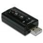 Placa sunet USB 2.0 Hi-Speed virtual 3D 7.1 cu volume control [151429]